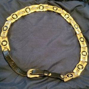 Woman Belt metal and leather